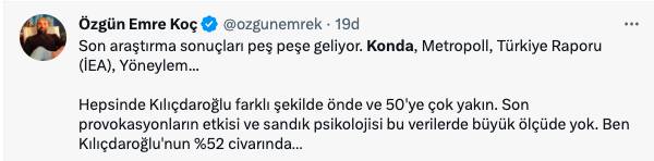 KONDA anketini yayınladı, gazeteci ve akademisyenler sonuçları işte böyle yorumladı: İlk turda biter... 4
